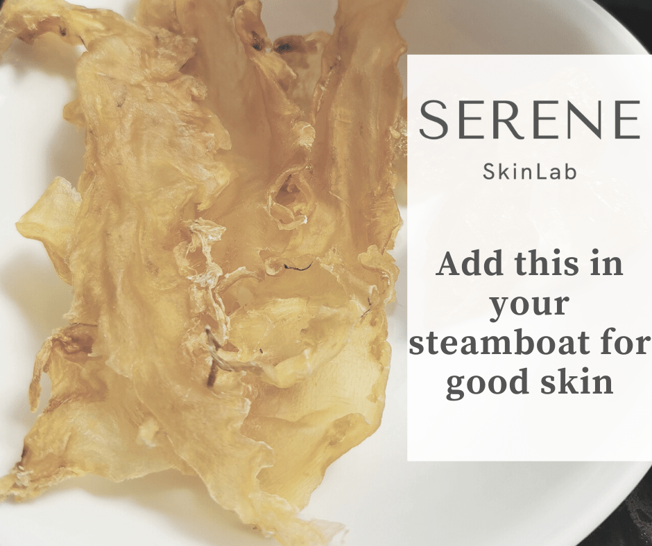 Fish maw for your skin