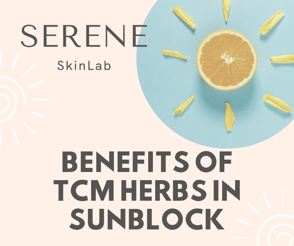 TCM herbs in your Sunblock