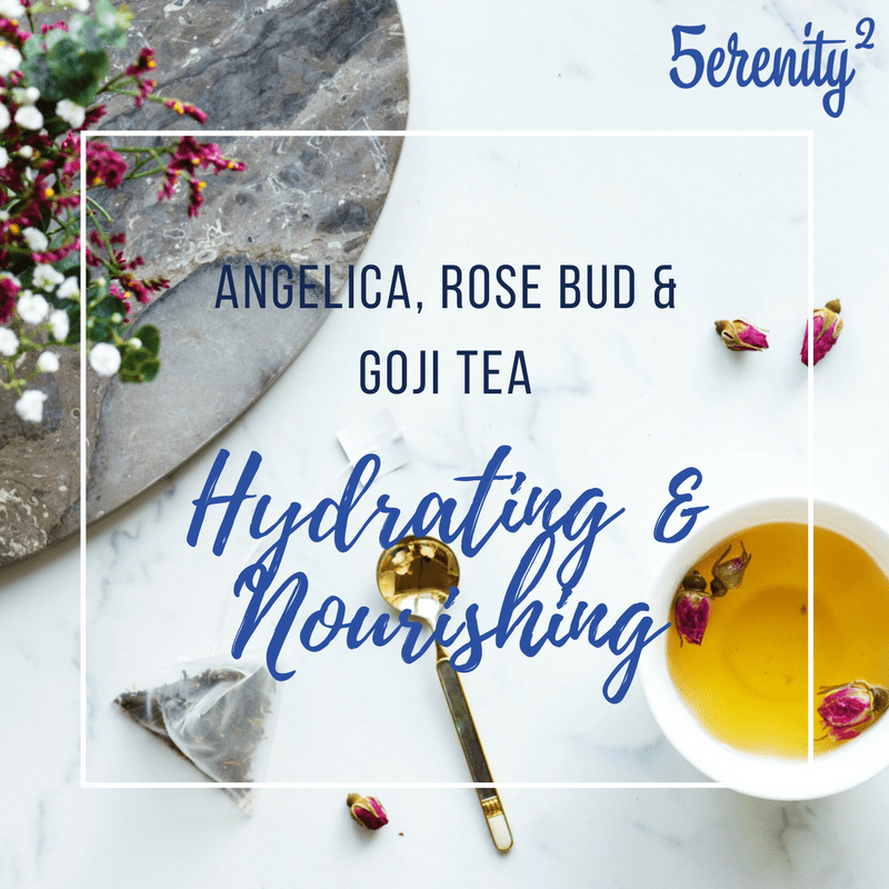 Nourishing & Hydrating Rose Tea with Angelica & Goji Berries 补血滋润养颜茶